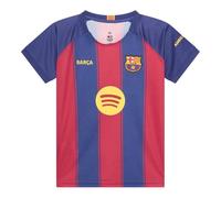 FC Barcelona Camiseta Blaugrana Primera Equipación Temporada 25/26, Réplica Oficial, Unisex Niños, 10 Años, Poliéster