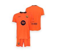 FC Barcelona Camiseta y Pantalón Naranja, Tercera Equipación Niños Temporada 25/26, Réplica Oficial, Unisex, 14 Años