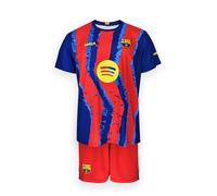 FC Barcelona Conjunto Camiseta y Pantalón Unisex Niños, 6 Años, Blaugrana, Cuarta Equipación Temporada 25/26, Réplica Oficial