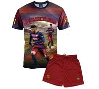 Fc Barcelona - Conjunto de camiseta y pantalones cortos de Barça - Neymar Junior - Colección oficial para niño