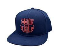 FC Barcelona Gorra Barça V Plana Navy con Licencia Talla Adulto Ajustable
