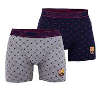 Fc Barcelona - Juego de 2 boxers de Barça - Colección oficial para hombre, azul, 6 años