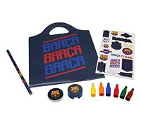 FC BARCELONA - Maletin Dibujo, para Pintar, Set de Papelería, Material Escolar, Para Niños, Accesorio Multicolor, Producto Oficial (CyP Brands)