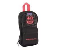 Fc barcelona plumier mochila con 4 port; llenos f.c.bar 12x23x5 color azul 23 cm