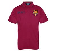 FC Barcelona - Polo Oficial para Hombre - con el Escudo del Club - Azul Marino