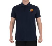 FC Barcelona - Polo Oficial para Hombre - con el Escudo del Club - Azul Marino