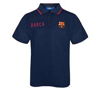 FC Barcelona - Polo Oficial para niño - con el Escudo del Club - Azul