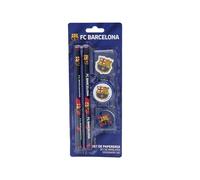 FC Barcelona, Set de papelería, Material escolar, Escritura, Barça, Color Azul, Producto Oficial