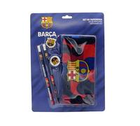 FC Barcelona, Set de papeleria, Material Escolar, Escritura, Barça, Color Azul, Producto Oficial