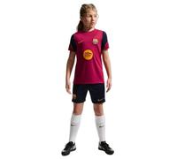 FC Barcelona Strike Nike Dri-Fit Fútbol Manga Corta Top para Niños Mayores, Noble Red/Blackened Blue/Mineral Yellow, II3237-621, XL