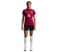 FC Barcelona Strike Nike Football Dri-Fit Camiseta de Manga Corta para Mujer, Noble Red/Blackened Blue/Mineral Yellow, II2342-621, 2XL