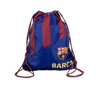 Hy-Pro Bolsa de gimnasio con cordón de rayas con licencia oficial del FC Barcelona, azul, Talla única