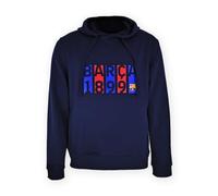 FC Barcelona Sudadera con Capucha (Hoodie BARÇA Flag) -Replica con Licencia Adulto Talla M