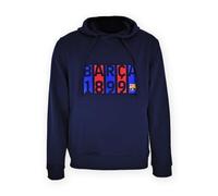 FC Barcelona Sudadera con Capucha (Hoodie BARÇA Flag) -Replica con Licencia Adulto Talla XL