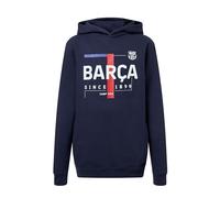 FC Barcelona - Sudadera con capucha Oficial Text Junior Barça, Unisex Niños, 14 años