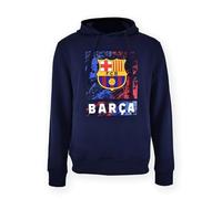 FC Barcelona - Sudarera Hoodie Marble con Capucha - Licencia Oficial - Talla L