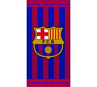 Fc Barcelona Toalla, 100% Algodón, Azulgrana 70 x 140 cm