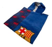 FC Barcelona - Toalla con Capucha Escudo para Niños/Niñas (Talla Única) (Marino, Rojo)