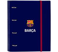 FC Barcelona - Varios Carpeta 4 ani. 35mm c/recambio F.C.Barcelona, Unisex, Azul