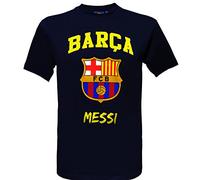 FC Barcelone - Camiseta oficial de FC Barcelona para hombre, talla de adulto, diseño de N°10 Lionel Messi azul azul Talla:XXL