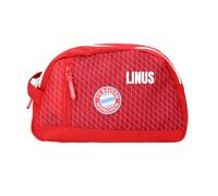 FC Bayern München Neceser - Personalizado con nombre - Artículo para fans FCB en rojo