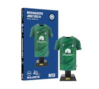 FC Internazionale Milano S.p.A. Inter - Camiseta Portero 2023-2024 Miniatura de Aluminio para Montar - Fútbol, Milán, Idea Regalo, Objeto de colección, Producto Oficial
