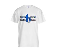 FC Internazionale Milano S.p.A. T-Shirt, Camiseta Unisex Adulto, Blanco, XXL