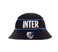 FC Internazionale Milano S.p.A. Taper Buckethat Gorra Pescador, Negro, Talla única Unisex Adulto