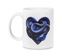 FC Internazionale Milano S.p.A. Taza IM Inter Amarti è Destino, 100% cerámica, impresión digital corazón serigrafiado, color blanco