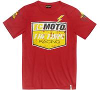 FC-Moto Crew Camiseta, rojo, tamaño M para Hombres