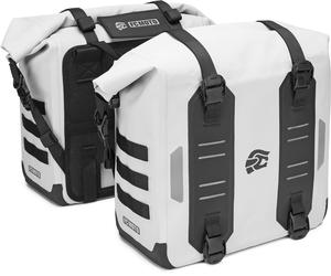 FC-Moto Ever-ST 20 L Juego de bolsas de sillín, blanco