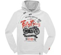 FC-Moto Fast and Glory sudadera con capucha, blanco, tamaño M para Hombres