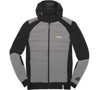 FC-Moto FCM-PSSJ Softshell Chaqueta, negro-gris, tamaño 2XL para Hombres