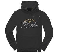 FC-Moto FCM-Sign Sudadera con capucha para damas, negro, tamaño XL para Mujer