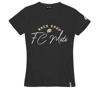 FC-Moto FCM-Sign-T Camiseta de señoras, negro, tamaño L para Mujer
