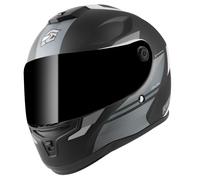FC-Moto FF114B Zeron Casco, negro-gris-blanco, tamaño L para Mujer