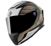 FC-Moto FF130SV Cavion Casco, negro-marrón, tamaño S para Hombres