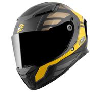 FC-Moto FF130SV Cavion Casco, negro-oro, tamaño XS para Hombres