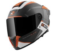 FC-Moto Hawk EVO-X Casco, negro-blanco-naranja, tamaño L para Hombres