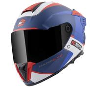 FC-Moto Hawk EVO-X Casco, negro-blanco-rojo-azul, tamaño XL para Hombres