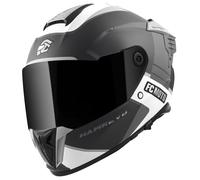FC-Moto Hawk EVO-X Casco, negro-gris-blanco, tamaño 2XL para Hombres
