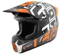 FC-Moto Merkur Flex Casco de motocross, negro-blanco-rojo, tamaño L para Hombres