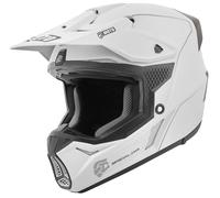 FC-Moto Merkur Straight Casco de motocross, gris-blanco, tamaño XL para Hombres