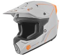 FC-Moto Merkur Straight Casco de motocross, gris-naranja, tamaño XL para Hombres