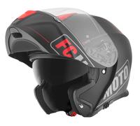 FC-Moto Novo Straight Casco, negro-rojo, tamaño XS para Hombres