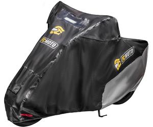 FC-Moto Premium Cubierta de la motocicleta, negro, tamaño XL