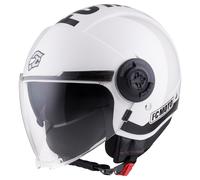 FC-Moto Ralgo Casco Jet, negro-blanco, tamaño M para Hombres