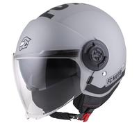FC-Moto Ralgo Casco Jet, negro-gris, tamaño XL para Hombres