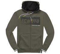 FC-Moto Waving Zip Hoodie, negro-verde, tamaño S para Hombres