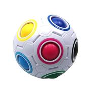 FC MXBB Intelligence Rainbow Magic Ball Cube 3D Puzzle Football Design Kid Toys